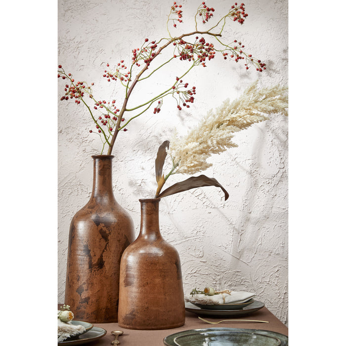 Mica Decorations Oliver Decoratieve Fles Ø22 cm Brons