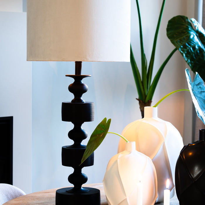 Light & Living - Vaas VENTANO - Ø27.5x38cm - Wit