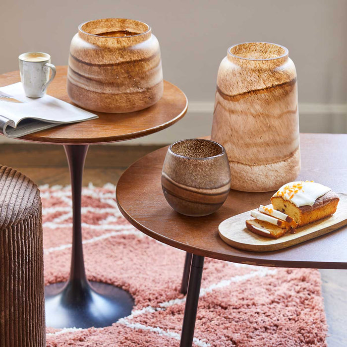 Riverdale - Plateau set Sam naturel 48cm - Bruin