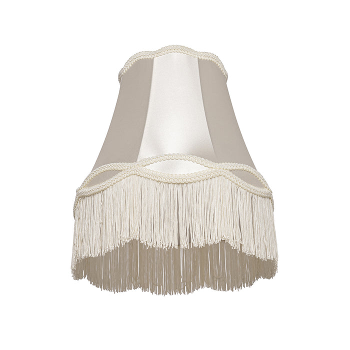 QAZQA Stoffen lampenkap crème 30 cm - Granny