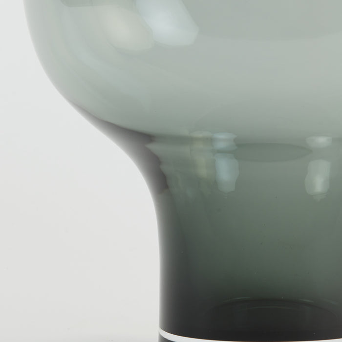 Light & Living Light&living Vaas Ø25,5x47 cm KAELA glas grijs