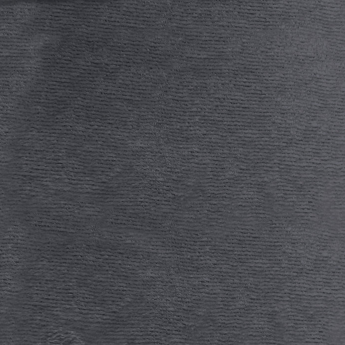 LINNICK Badstof Velours Topper Hoeslaken anthracite 1 persoons