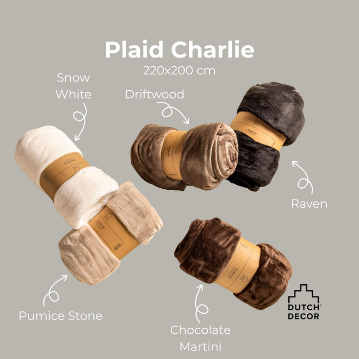 Dutch Decor plaid CHARLIE - 200x220 cm Snow White