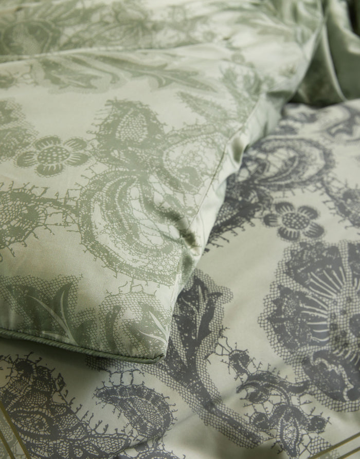 Essenza Maere Dekbedovertrek Comforting green 260 x 220 cm