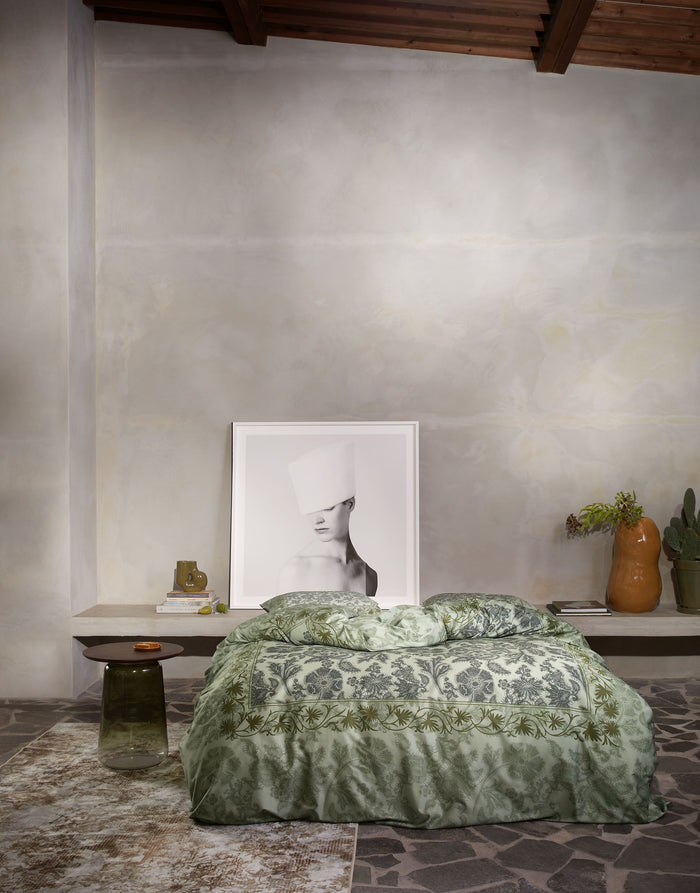 Essenza Maere Dekbedovertrek Comforting green 260 x 220 cm