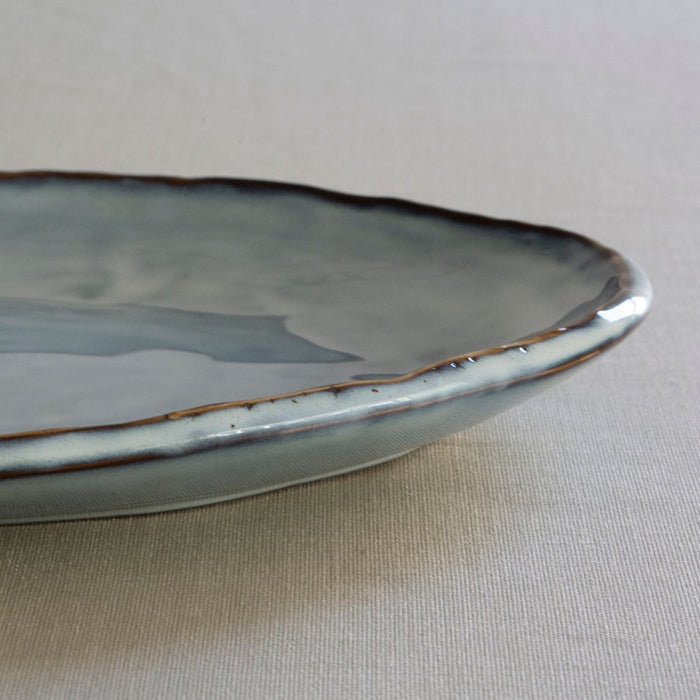 Organic by Dutch Rose Amsterdam ovale schaal 40x28 cm - blauw