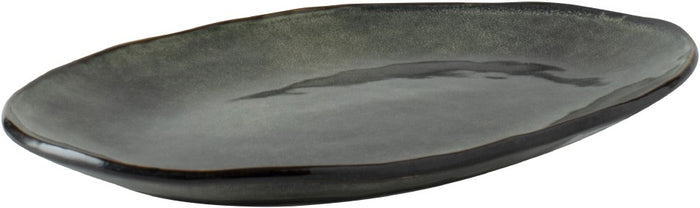 Dutch Rose Ovale schaal 34x23 cm Groen