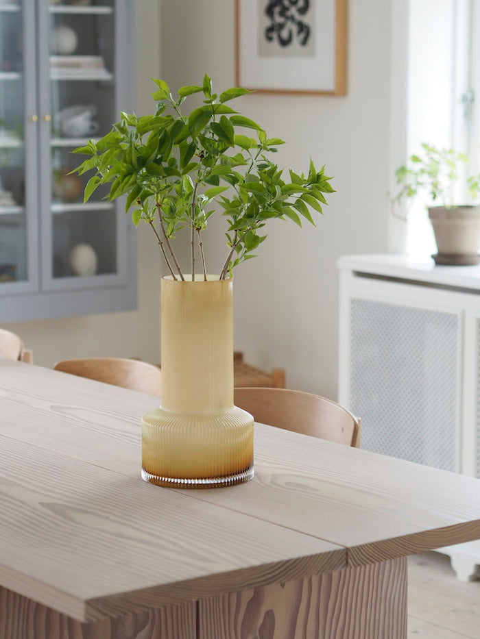 Villa Collection Hvils vaas beige - 19 x 34 cm