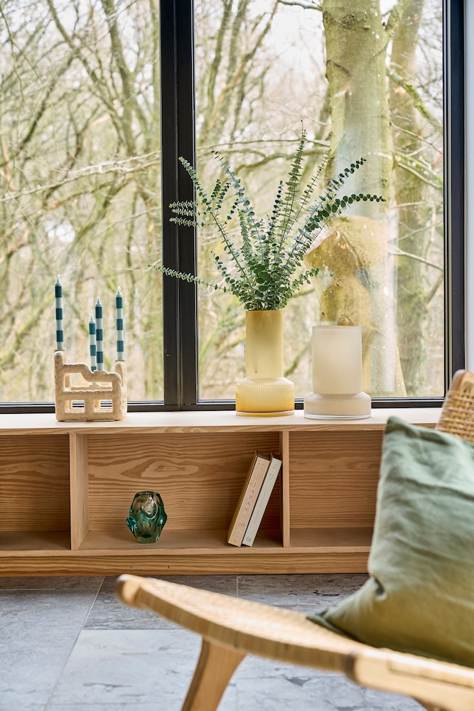 Villa Collection Hvils vaas beige - 19 x 34 cm