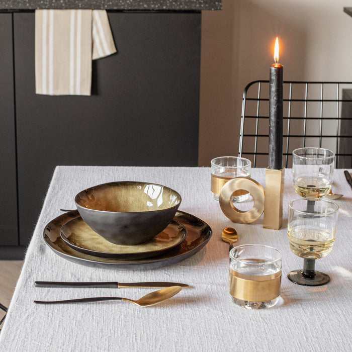 OYOY Baari Solid Brass Kandelaar - Goud