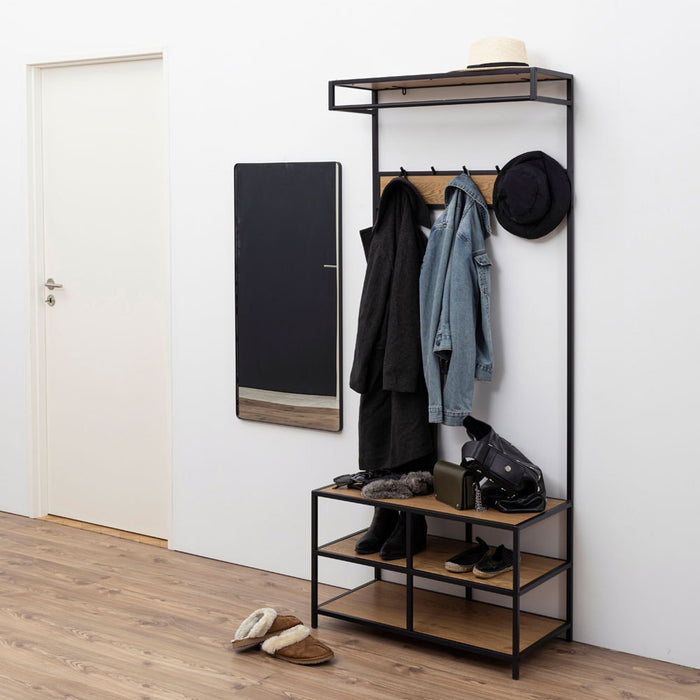 Lisomme Ava wandspiegel zwart - 50 x 100 cm