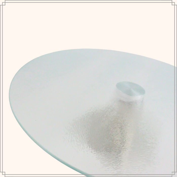 OTIX Taartplateau Luxe Glas Met Voet Draaibaar Taartschaal Taartbor...