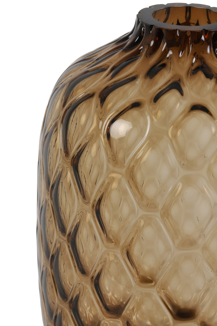 Light & Living - Vaas CARINO - Ø29x42cm - Bruin