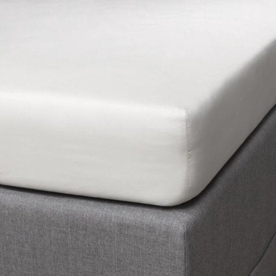 Seashell King - Hoeslaken Uni 300TC - 90x200cm - wit