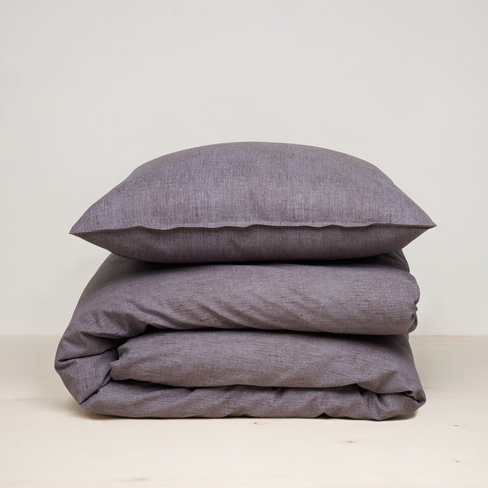 Damai dekbedovertrek Mik - Katoen - 240x200|220 cm - Anthracite