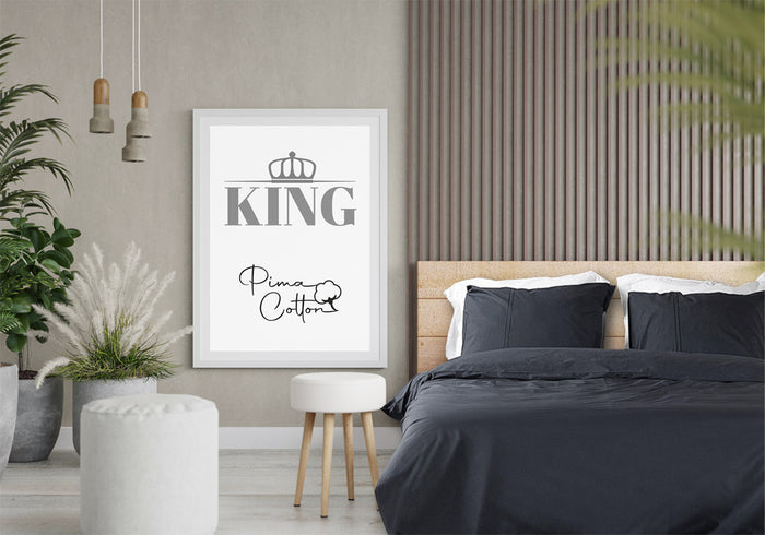 Phlox - Hoeslaken Uni 300TC - 180x200cm - antraciet