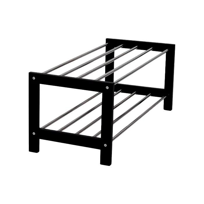 Artichok Norah Schoenenrek Hout en Metaal - Zwart | Grijs