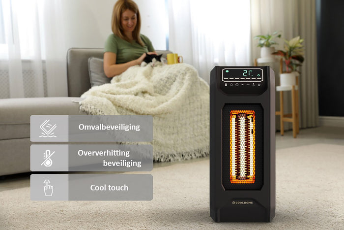 CoolHome IH22 Infrarood kachel - verwarming met ventilator