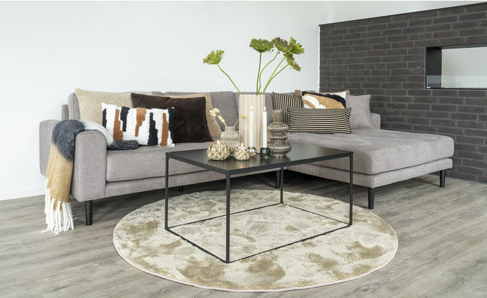 Artichok Karen Houten Salontafel 90 x 60 cm - Zwart