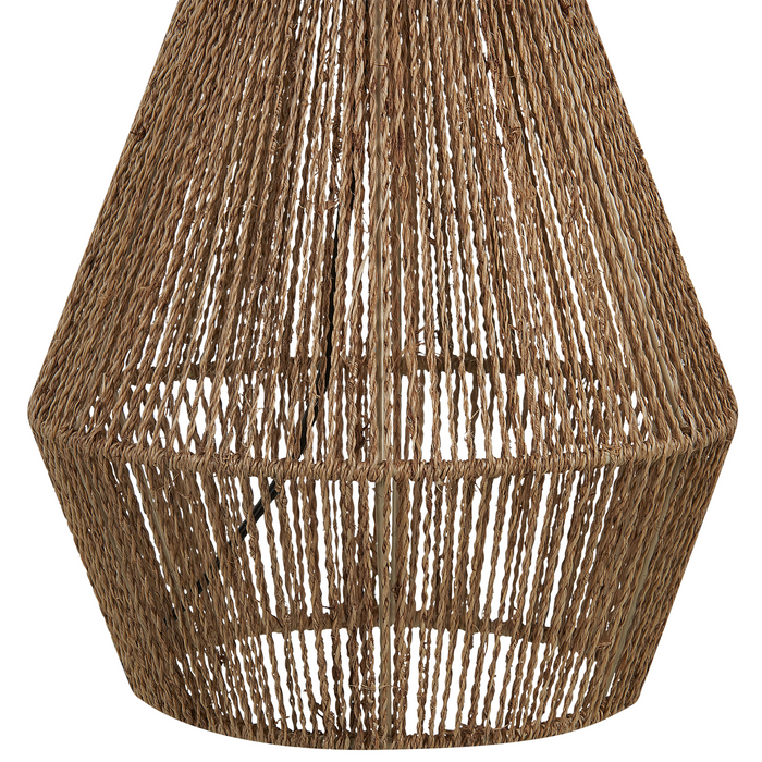 Beliani - MALEWA - Tafellamp - Natuurlijk - Papier touw