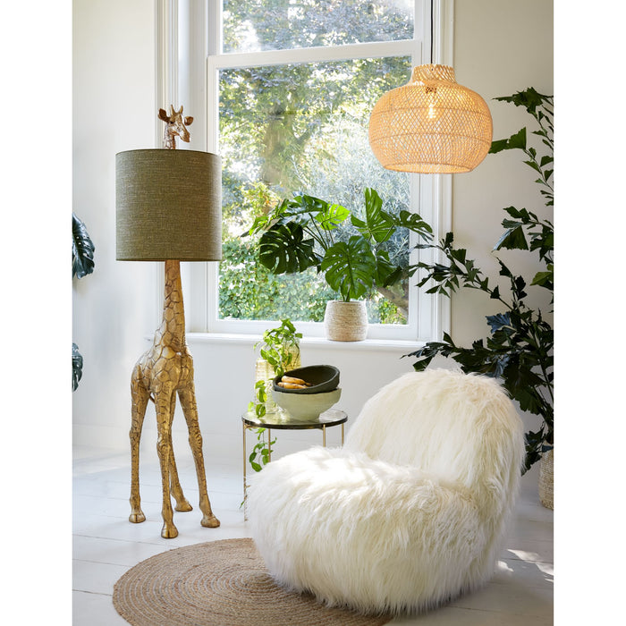Light & Living Light&living Hanglamp Ø60x43 cm CHARITA rotan naturel