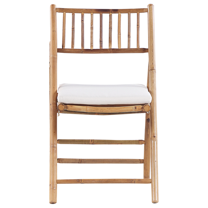 Beliani-SAVELLETRI-Bistroset voor 2-Lichte houtkleur-Bamboehout