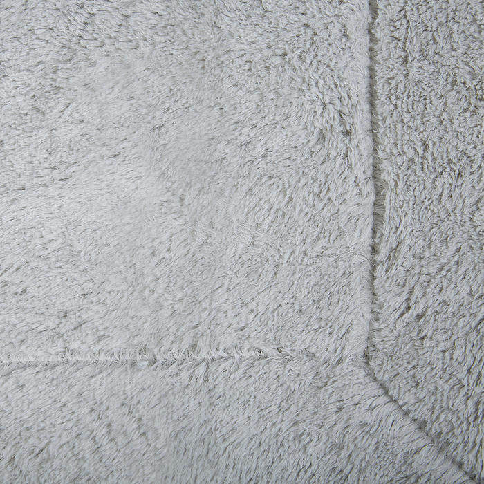 Beliani - GELIK - Plaid - Lichtgrijs - 180 x 200 cm - Polyester