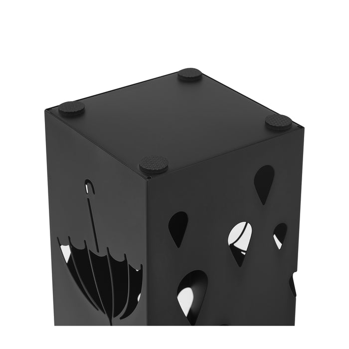 Metalen Paraplubak - Paraplubak met Waterbakje - Zwart