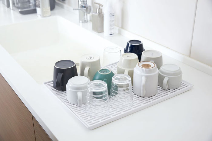 Yamazaki Afdruipmat Glazen & Mokken - Tower - Wit