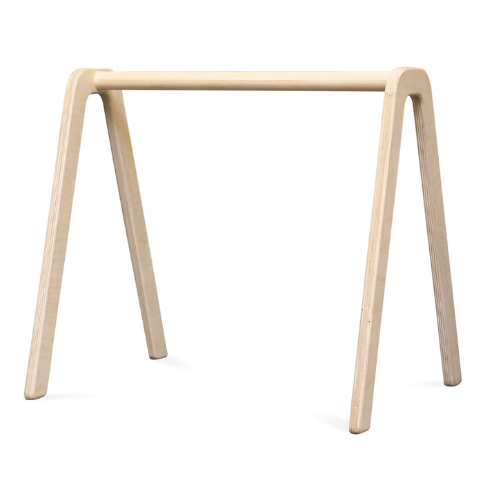 Houten babygym | Massief houten speelboog (zonder hangers) - blank