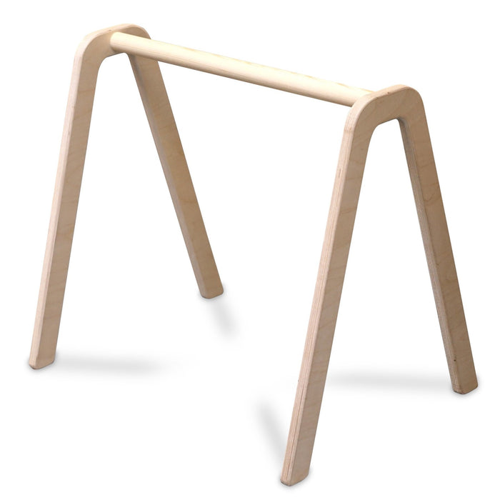 Houten babygym | Massief houten speelboog (zonder hangers) - blank