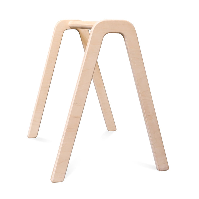 Houten babygym | Massief houten speelboog (zonder hangers) - blank