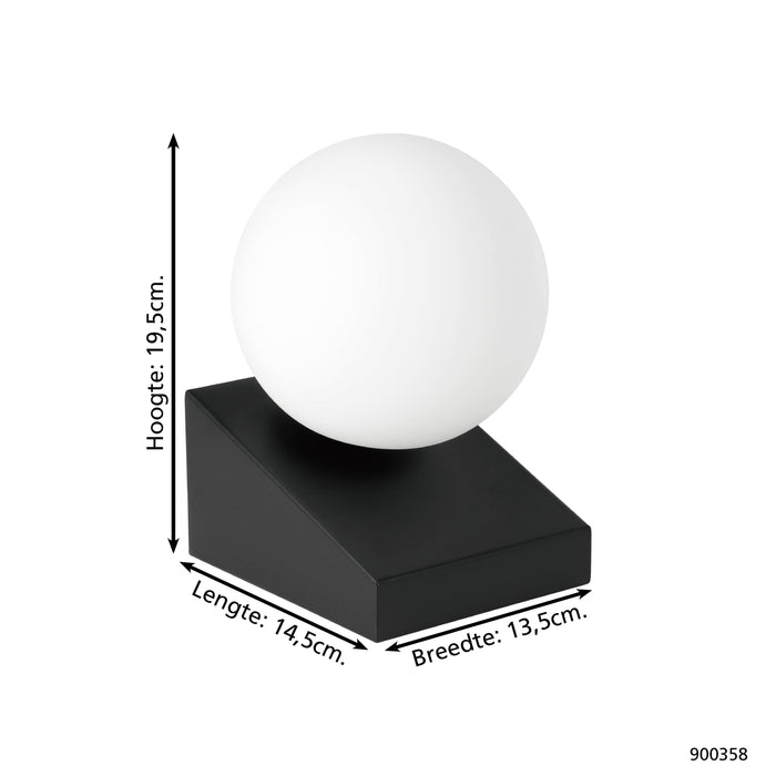 EGLO Bilbana Tafellamp - Zwart/Wit