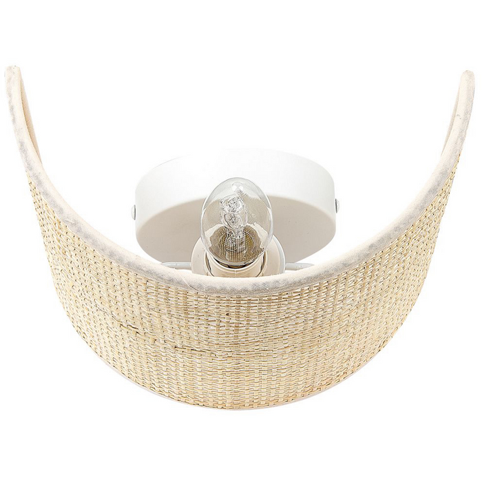 Beliani - DEMITRIE - Wandlamp - Natuurlijk - Rotan