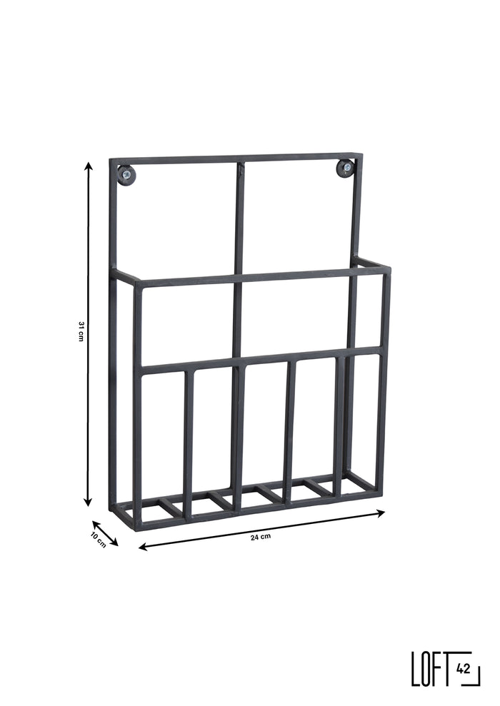LOFT42 Maggy Tijdschriftenrek Small - Metaal - Mat Zwart