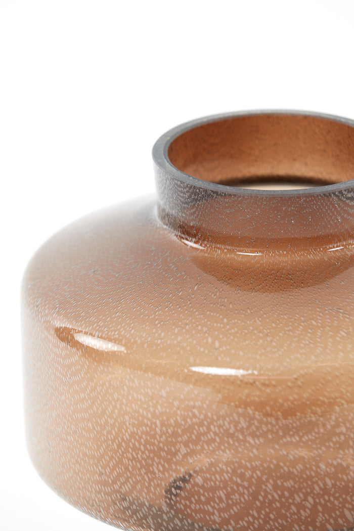 Light & Living - Vaas TRASMON - Ø23.5x29.5cm - Bruin