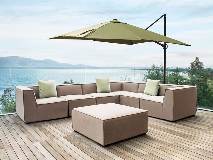 Beliani - MONZA II - Zweefparasol - Groen - Polyester