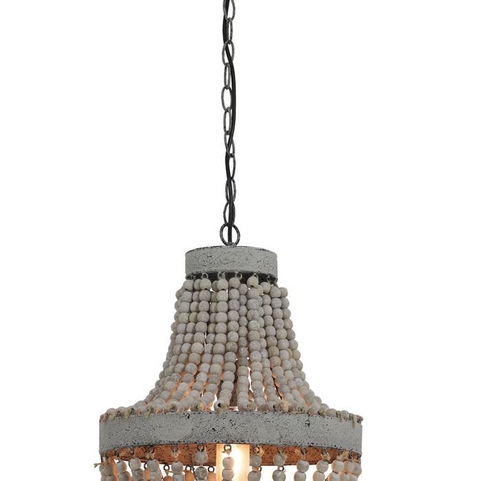 Light & Living - Hanglamp Luna - 35.5x35.5x45 - Wit