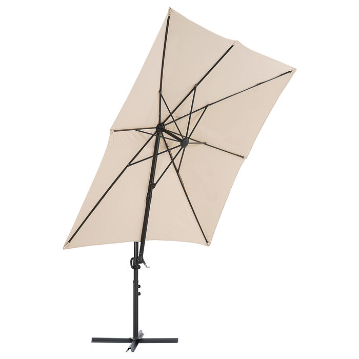 Beliani - MONZA II - Zweefparasol - Beige - Polyester