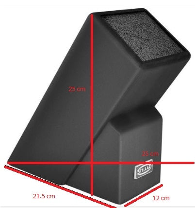 Universeel messenblok, zwart - Stellar