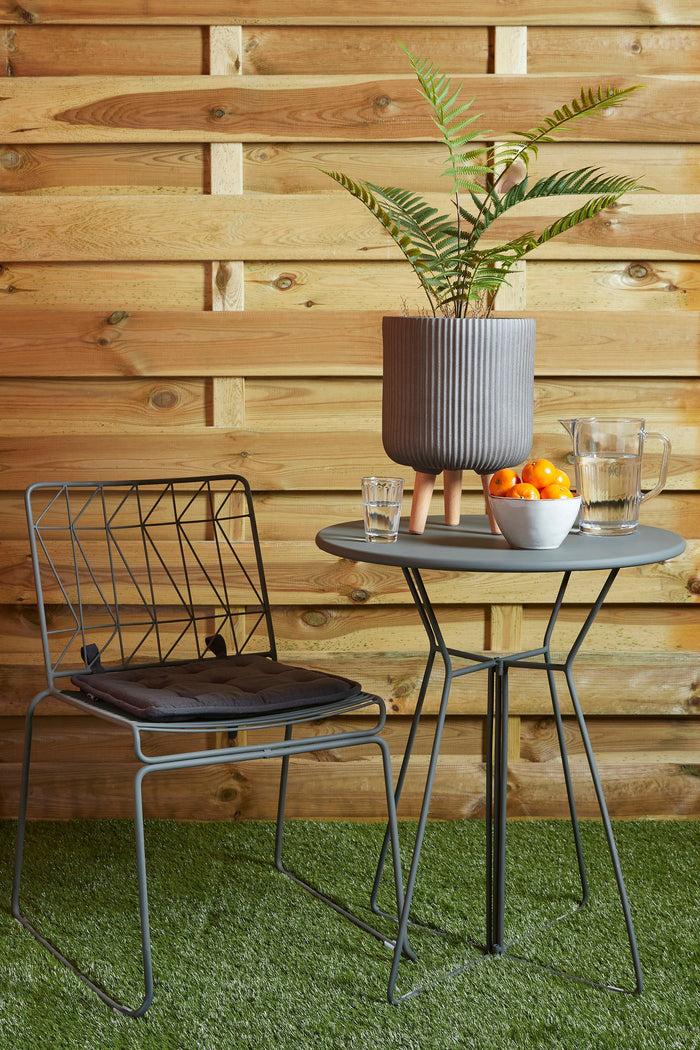 Mica Decorations Bueno Tuintafel Grijs