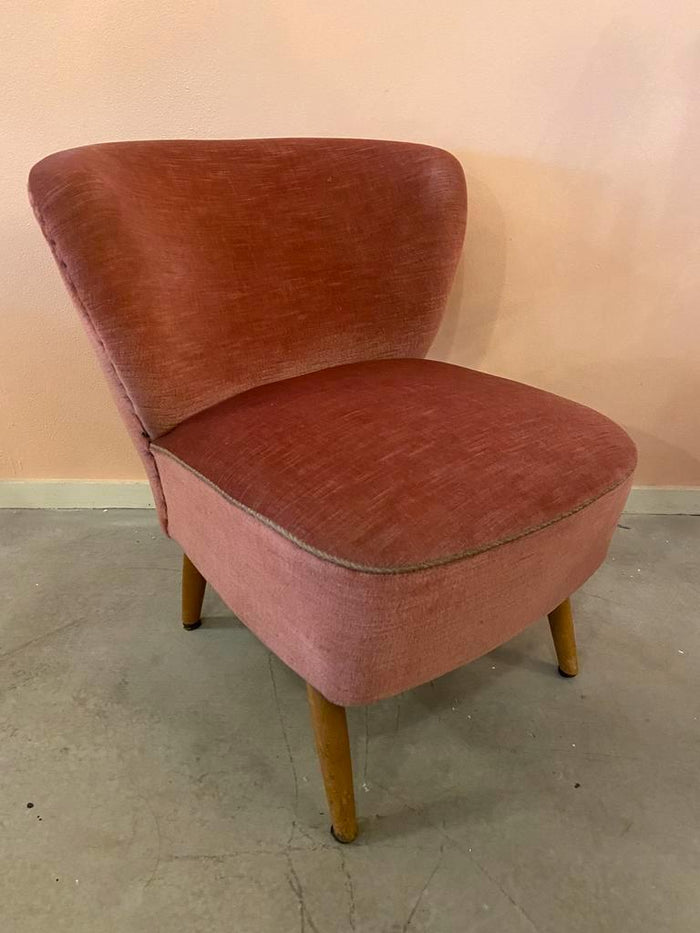 Reliving Vintage Stoel Roze Cocktail Fauteuil