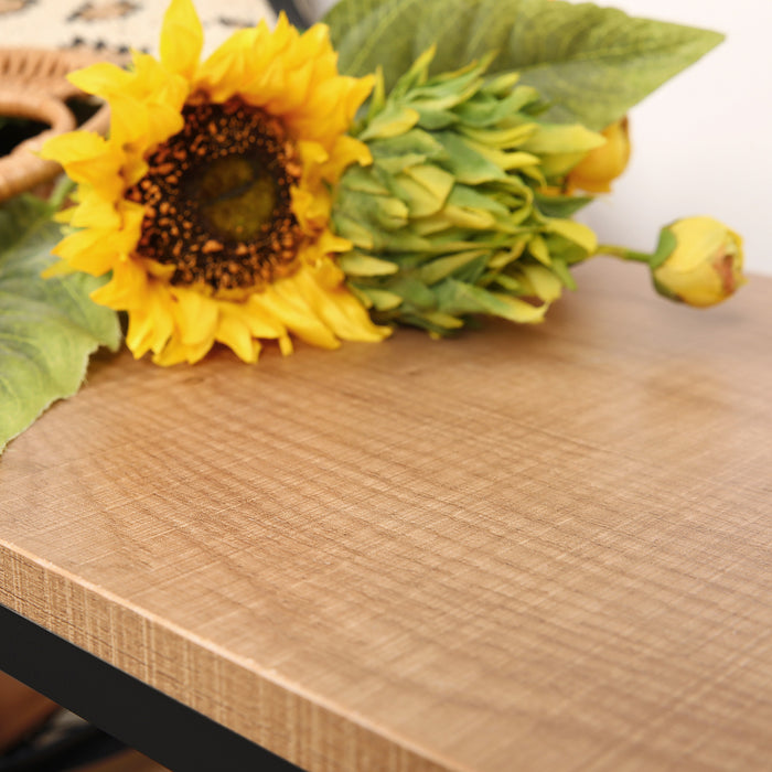 Schoenenrek - robuust - 73x45x30 cm - honing bruin