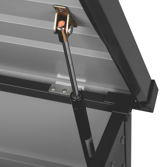 Beliani - CEBROSA S - Kussenbox - Grafietgrijs - Staal