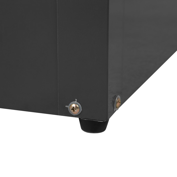 Beliani - CEBROSA S - Kussenbox - Grafietgrijs - Staal