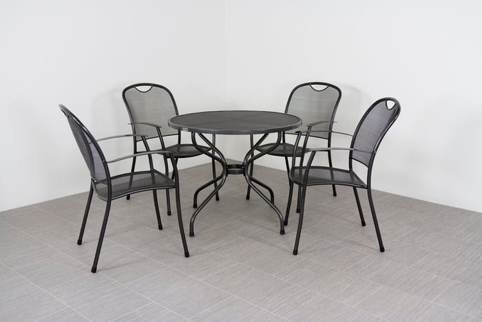 Kettler strekmetaal tafel 90 cm rond