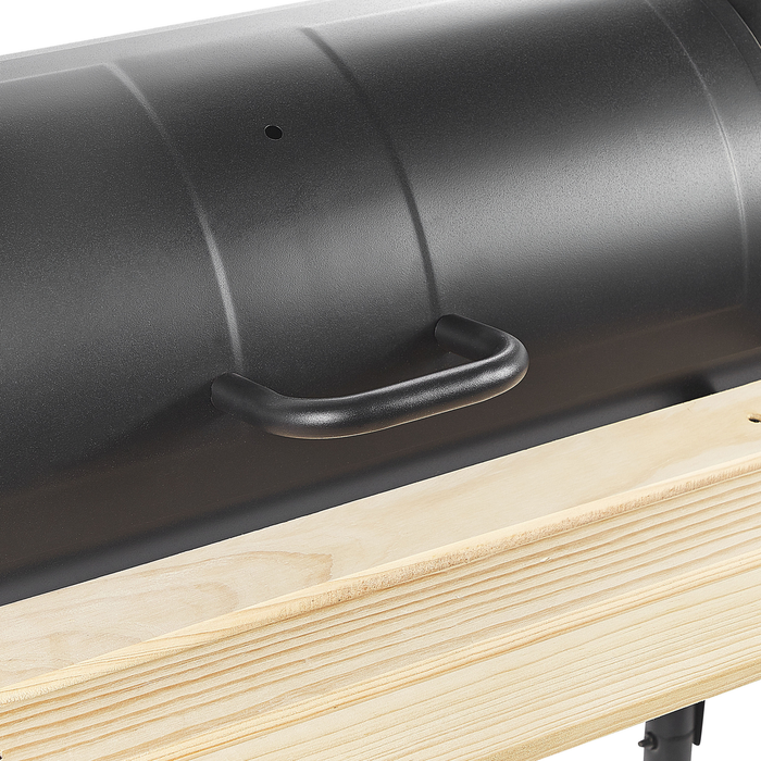 Beliani - SATAH - Houtskoolgrill - Zwart - Staal