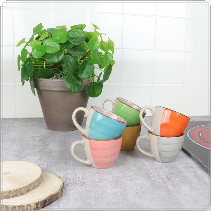 OTIX Espresso kopjes Koffiekopjes set van 6 Koffietassen Meerdere k...