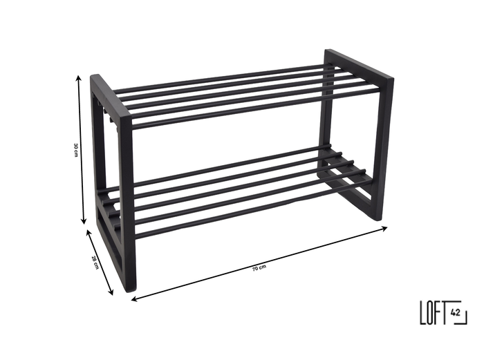 LOFT42 Hall Schoenenrek - Metaal - Zwart