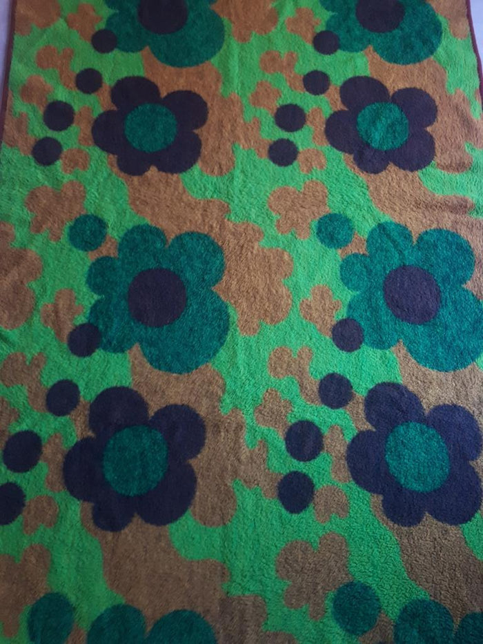 Reliving *70'S Vintage Deken Dralon Deken Retro Deken Funky